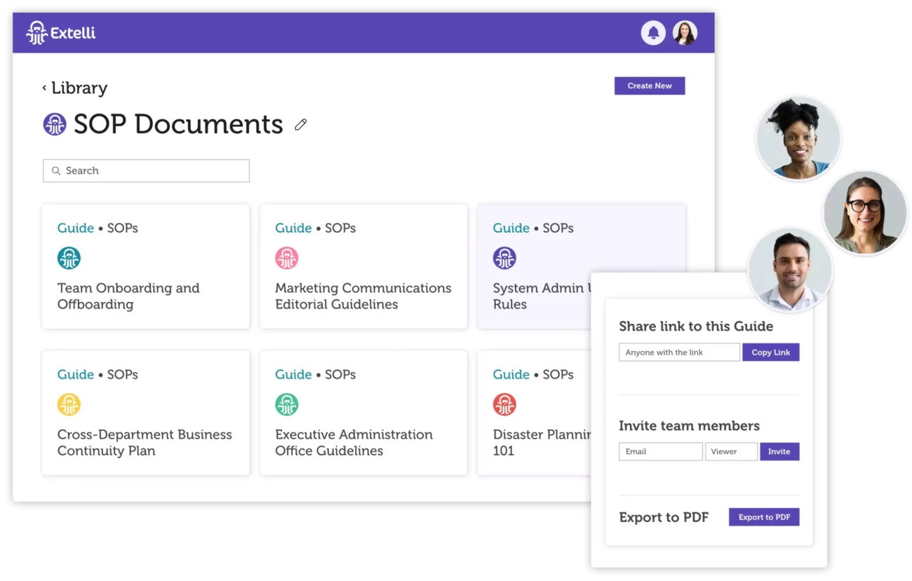 Document your processes with our SOP creation tool